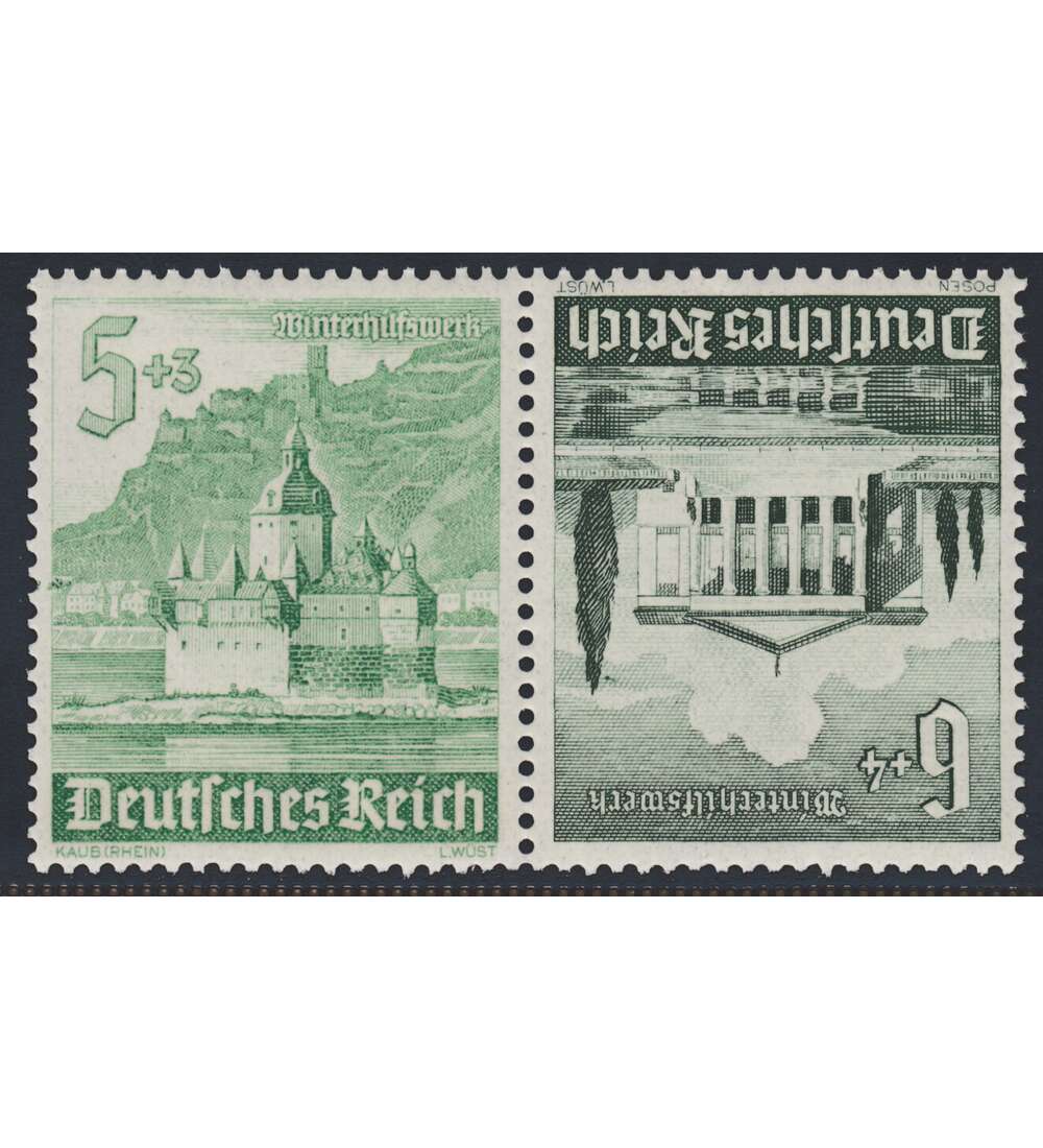 Deutsches Reich Zusammendruck K38 postfrisch ** Winterhilfe 1940 (5+6)