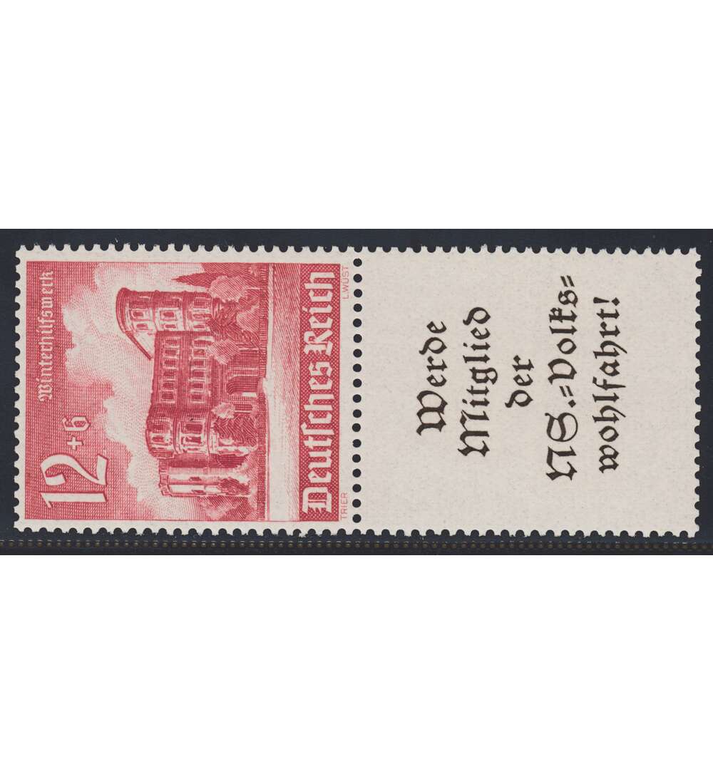 Deutsches Reich Zusammendruck S262 postfrisch ** Winterhilfe 1940 (12+A11.3)