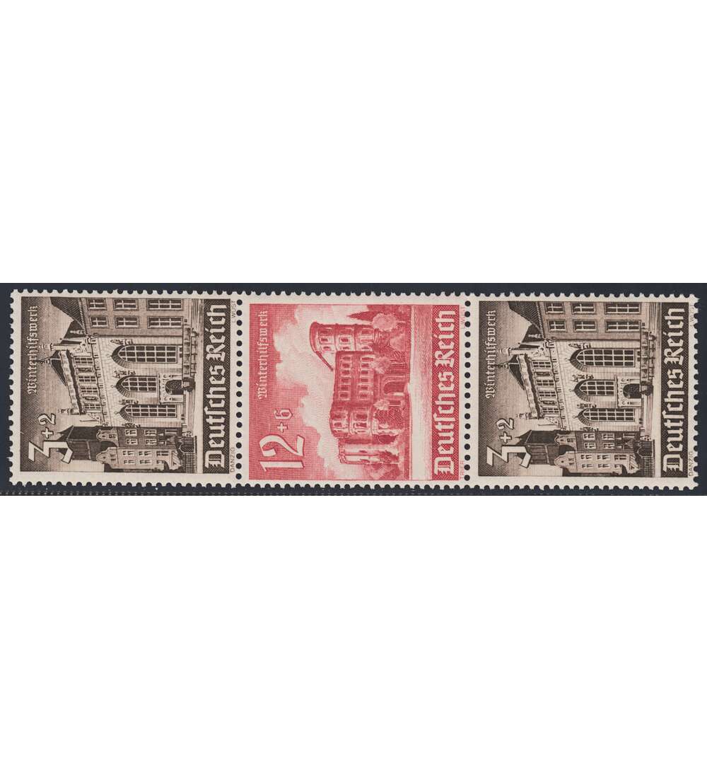 Deutsches Reich Zusammendruck S269 postfrisch ** Winterhilfe 1940 (3+12+3)