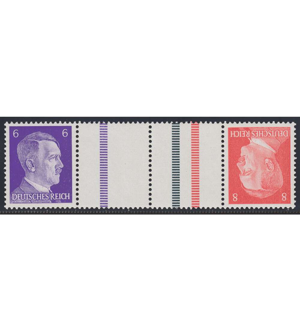 Deutsches Reich Zusammendruck KZ40 postfrisch Hitler 1941 (8+Z+Z+6)