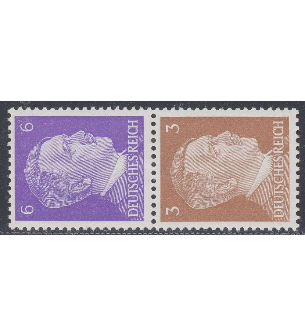 Deutsches Reich Zusammendruck S276 postfrisch Hitler 1941 (6+3)