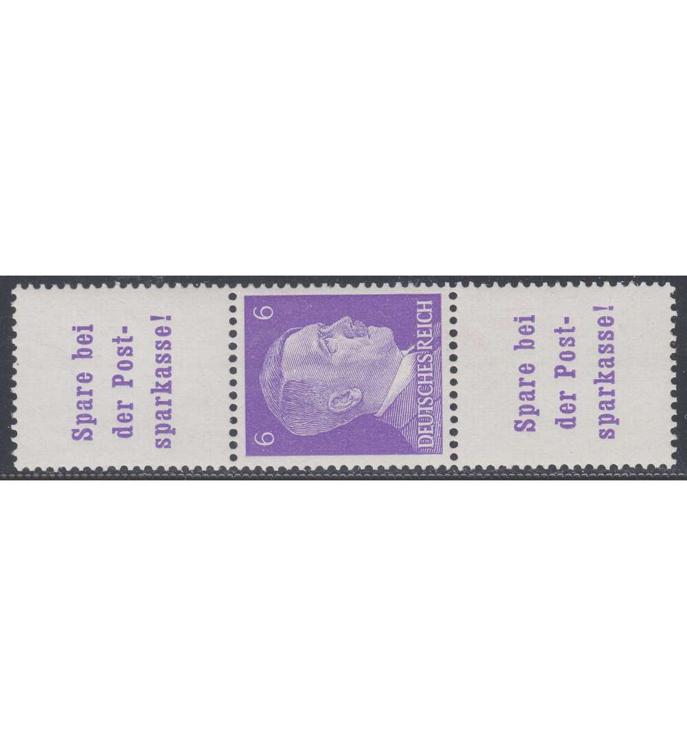 Deutsches Reich Zusammendruck S283 postfrisch Hitler 1941 (A13.4+6+A13.4)