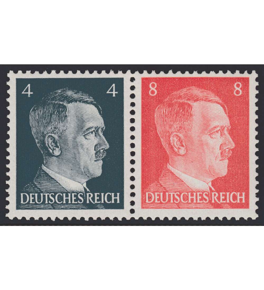 Deutsches Reich Zusammendruck W150 postfrisch Hitler 1941 (4+8)