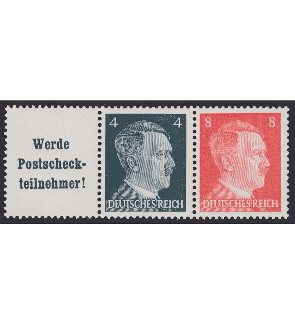 Deutsches Reich Zusammendruck W153 postfrisch Hitler 1941 (A16.3+4+8)