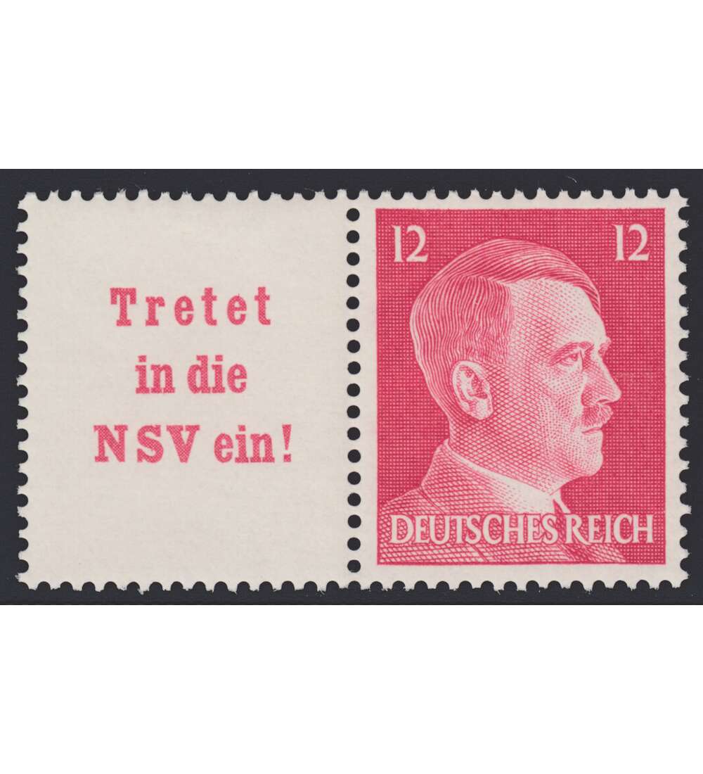 Deutsches Reich Zusammendruck W157 postfrisch Hitler 1941 (A15.2+12)