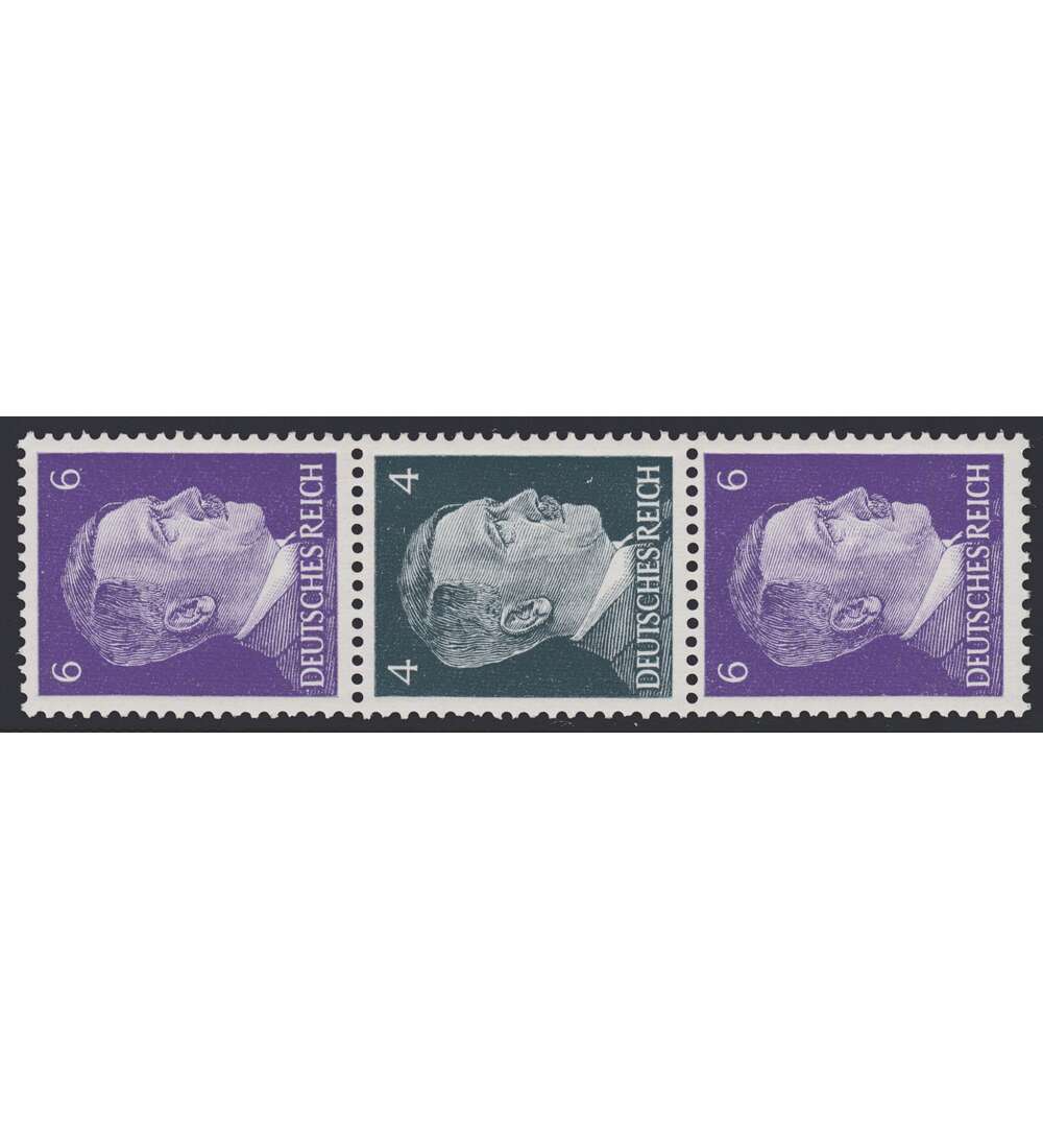 Deutsches Reich Zusammendruck S293 postfrisch Hitler 1941 aus Rollen (6+4+6)
