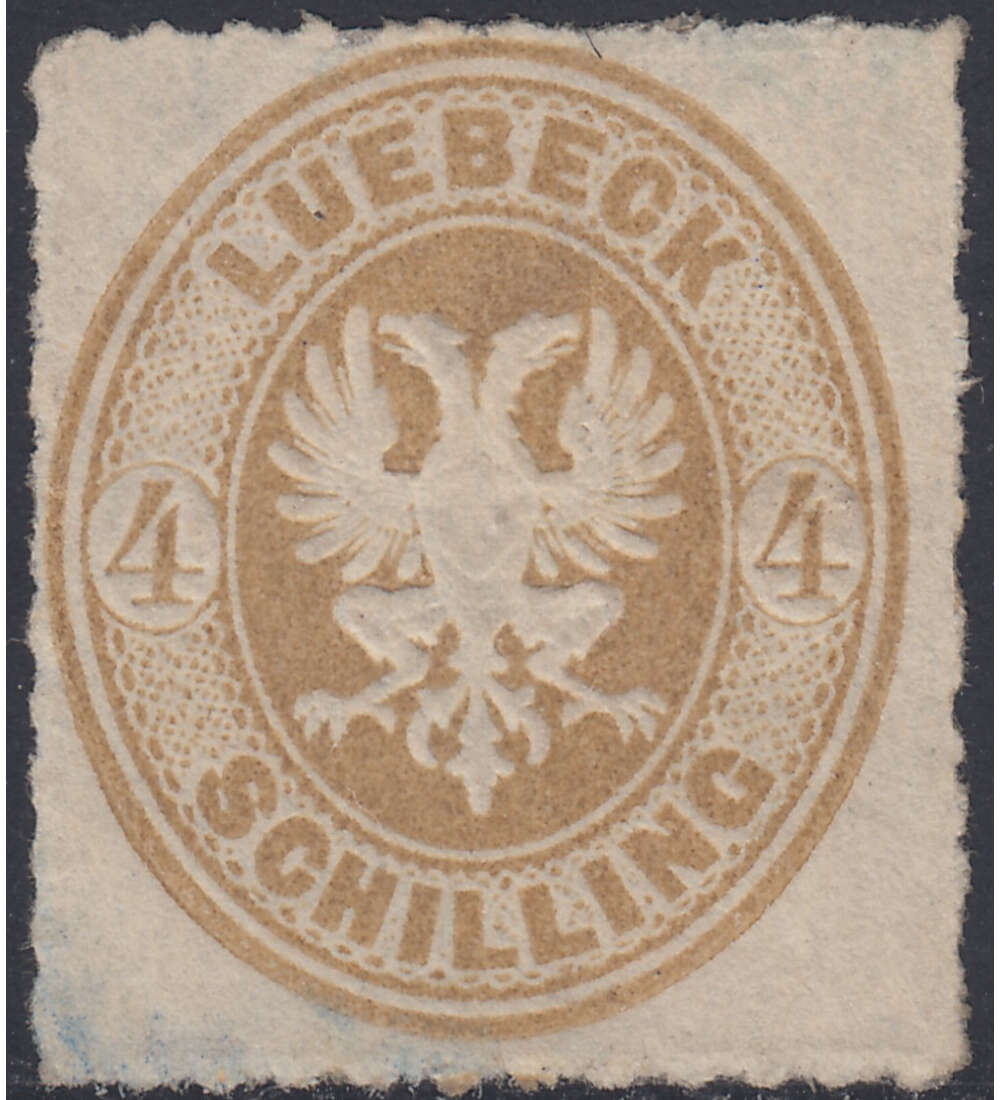 L�beck Nr. 12 ungestempelt