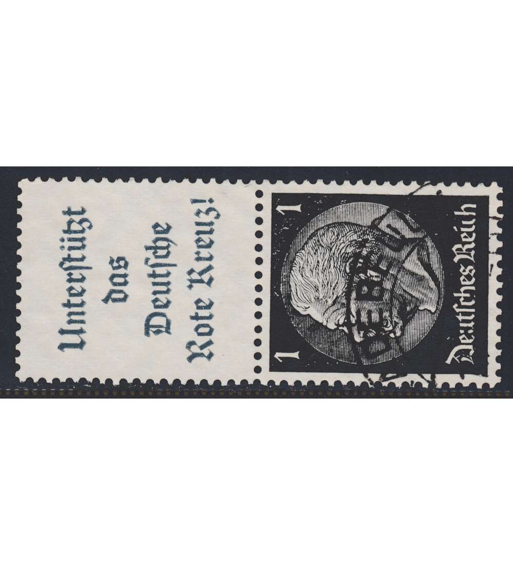 Deutsches Reich Zusammendruck S211 gestempelt Hindenburg 1940 (A17.1+1)