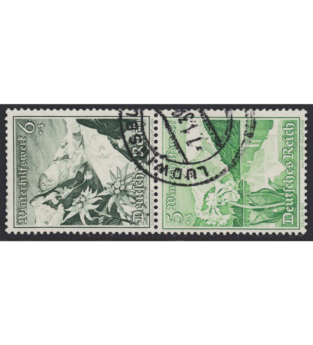 Deutsches Reich Zusammendruck S247 gestempelt Winterhilfe 1938 (6+5)