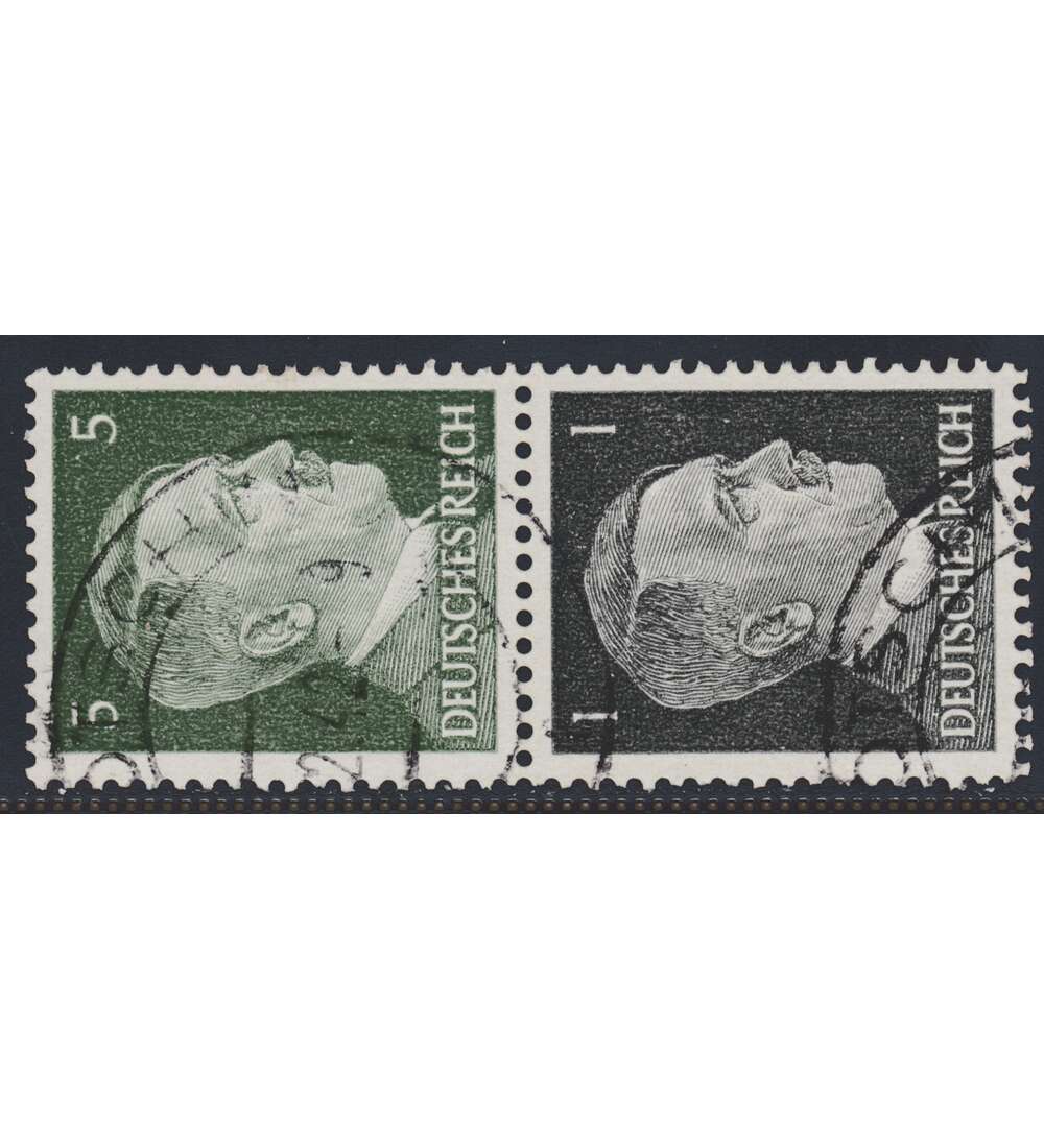 Deutsches Reich Zusammendruck S270 gestempelt Hitler 1941 (5+1)