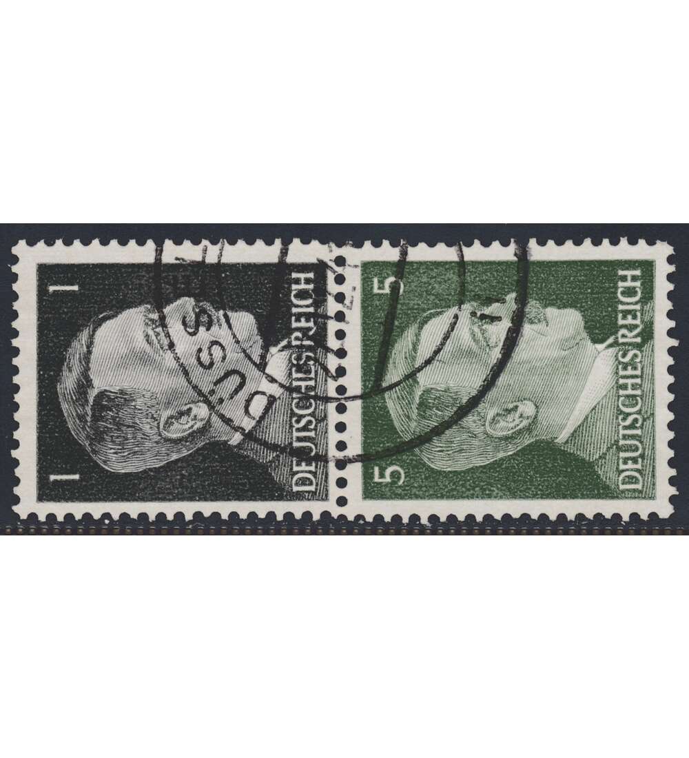 Deutsches Reich Zusammendruck S272 gestempelt Hitler 1941 (1+5)