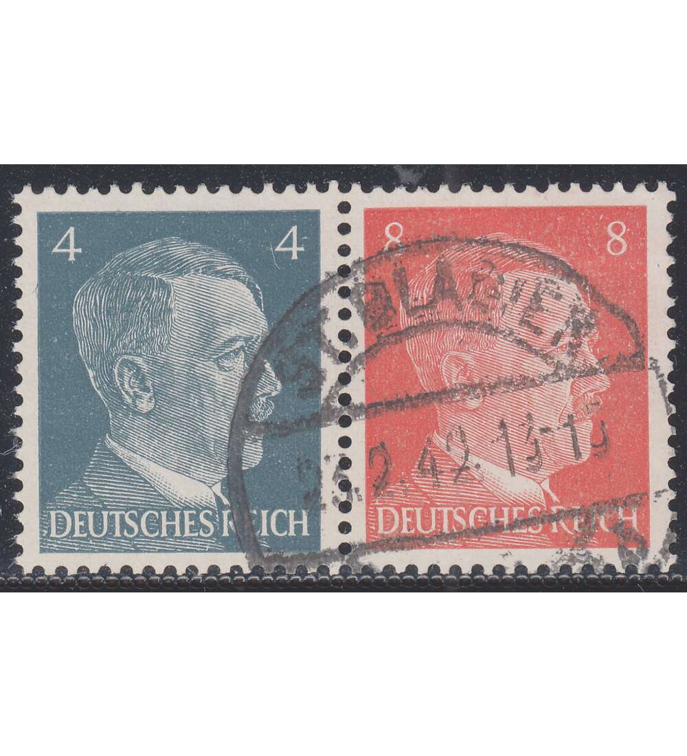 Deutsches Reich Zusammendruck W150 gestempelt Hitler 1941 (4+8)