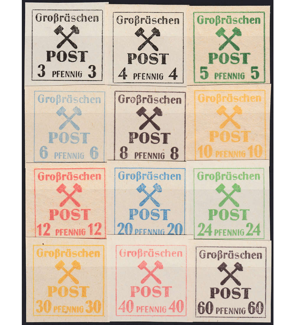 Deutsche Lokalausgabe Grorschen Nr. 31-42 postfrisch **