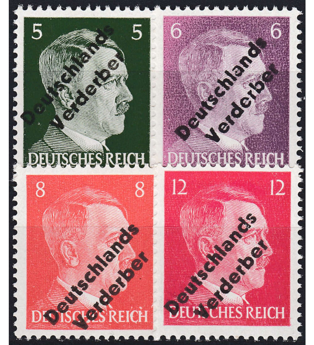 Deutsche Lokalausgabe Meissen Nr. 31-34 postfrisch