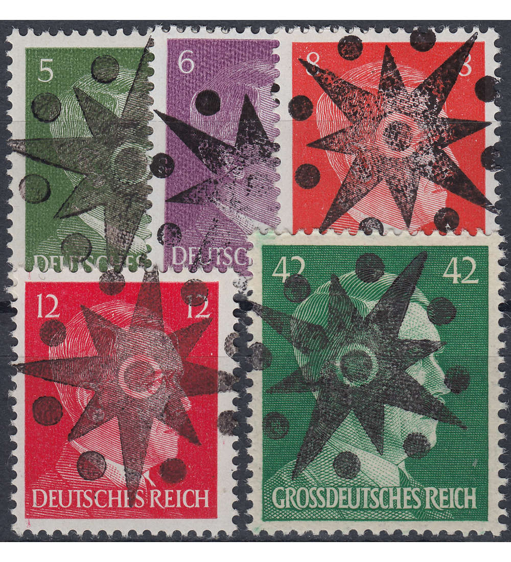 Deutsche Lokalausgabe Perleberg Nr. 1-5 postfrisch **