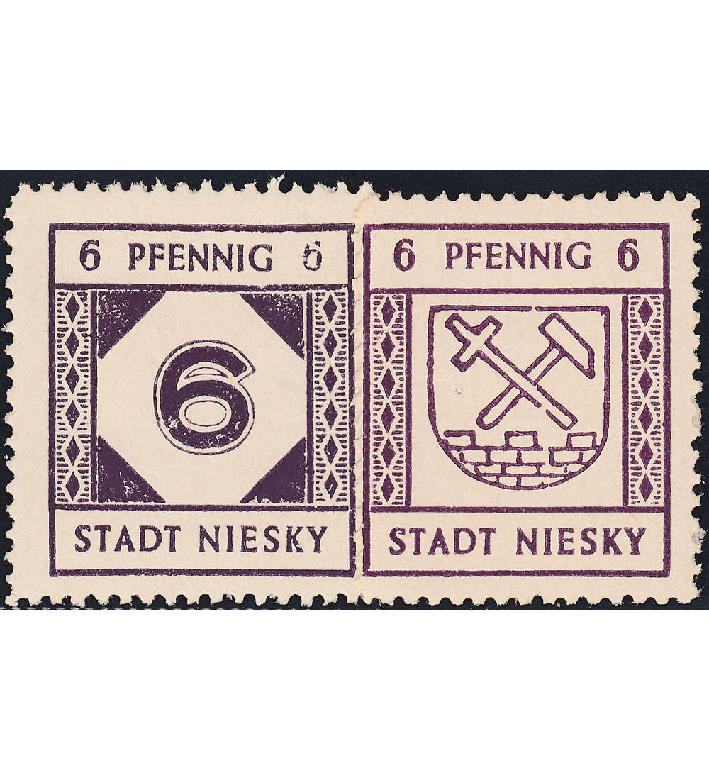 Deutsche Lokalausgabe Niesky Nr. 14-15 postfrisch **