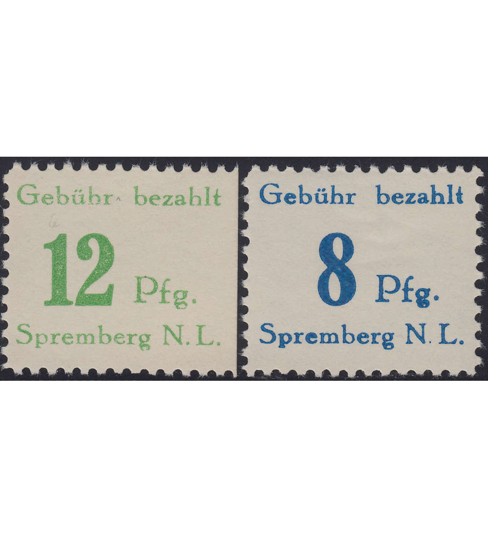 Deutsche Lokalausgabe Spremberg Nr. 23-24 A postfrisch **
