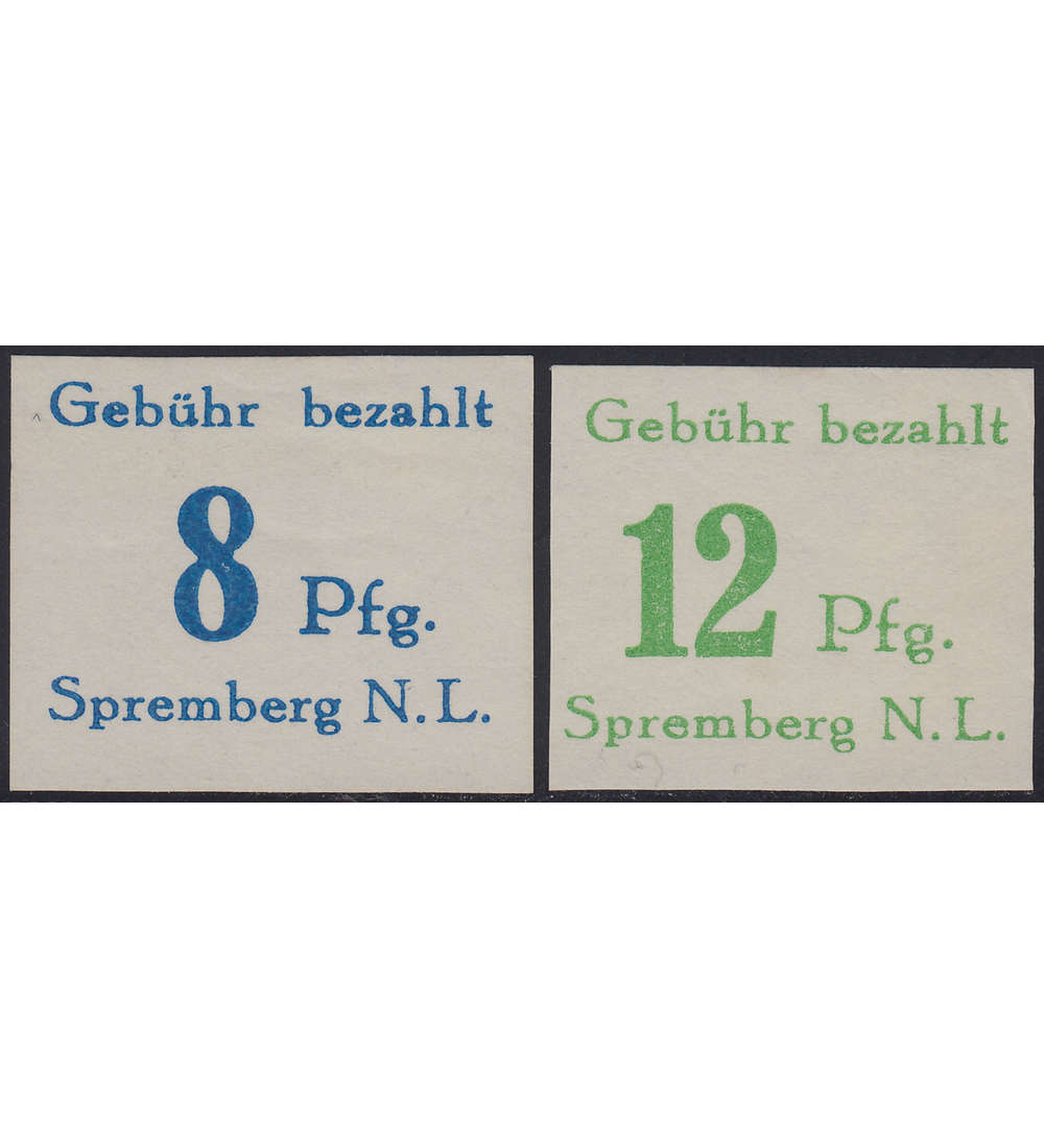 Deutsche Lokalausgabe Spremberg Nr. 23-24 B postfrisch **