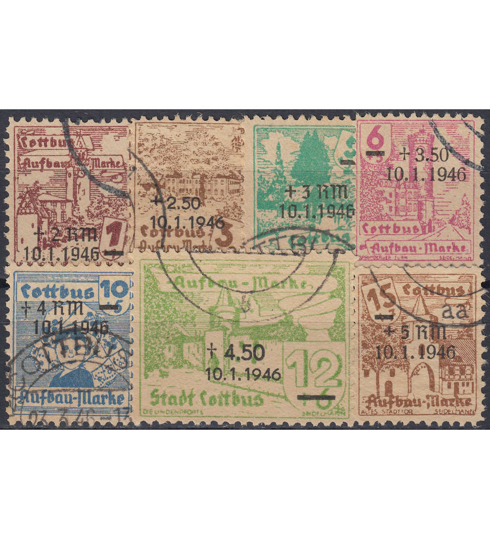 Deutsche Lokalausgabe Cottbus 25 - 31 gestempelt