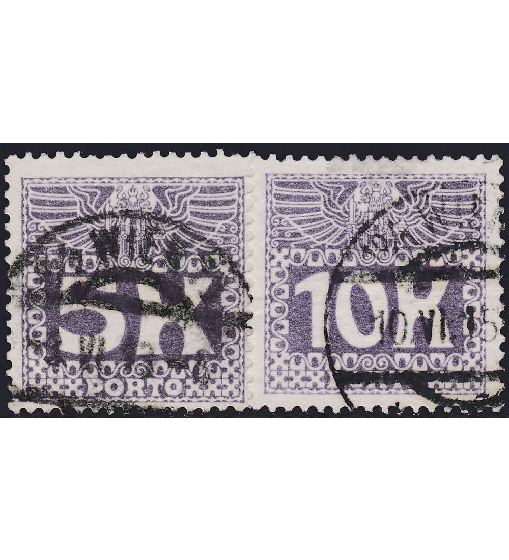�sterreich Portomarken 1911 Nr. 45-46 gestempelt