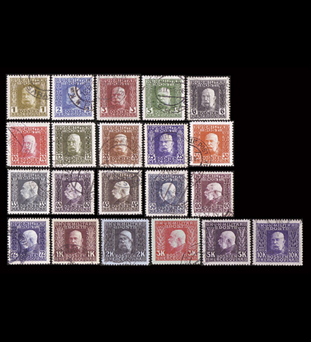 sterreich Bosnien/Herzegowina Nr. 64-84 gestempelt