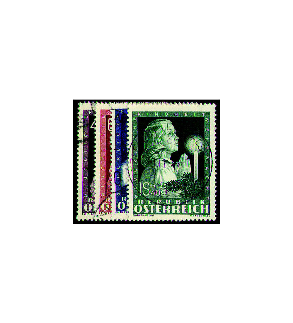sterreich Nr. 929-932 gestempelt Glckliche Kindheit 1949