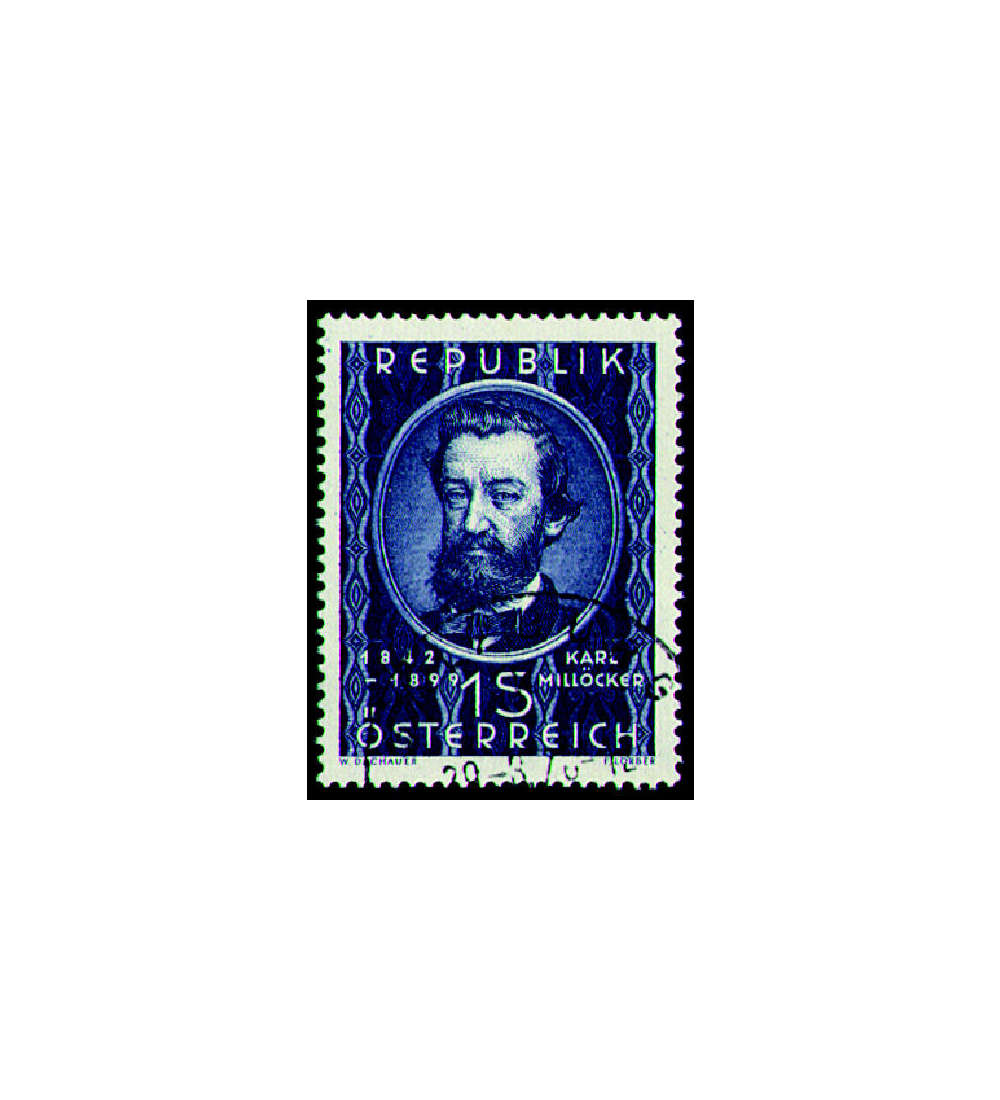 sterreich Nr. 947 gestempelt  Millcker 1947