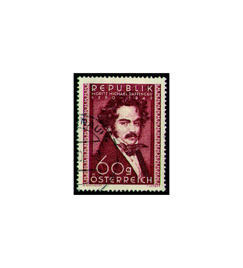 sterreich Nr. 948 gestempelt  Daffinger 1950