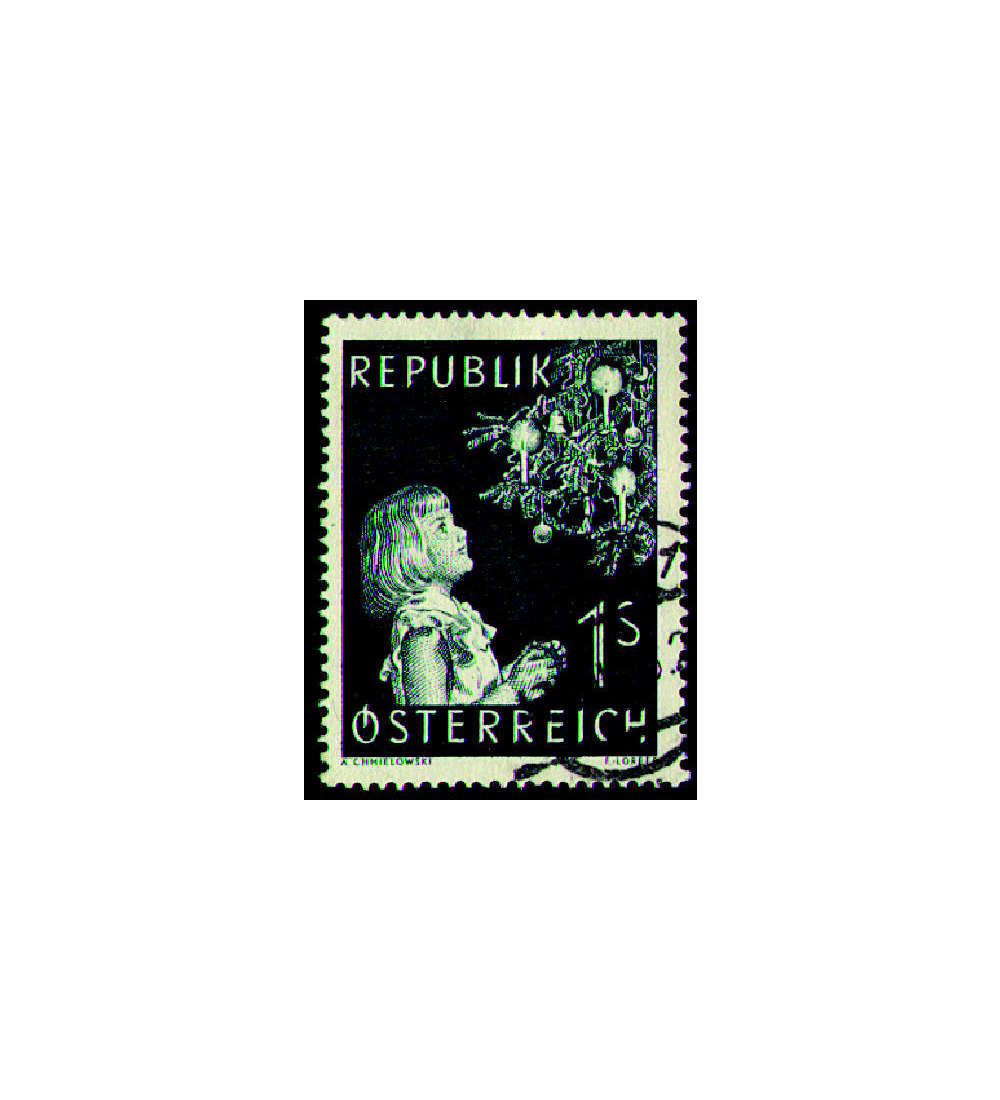sterreich Nr. 994 gestempelt  Weihnachten 1953