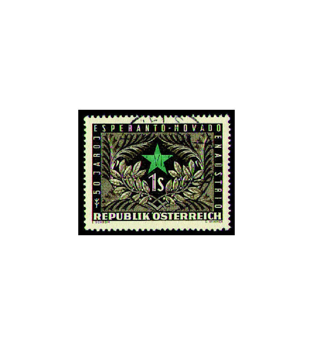 sterreich Nr.1005 gestempelt  Esperanto 1954