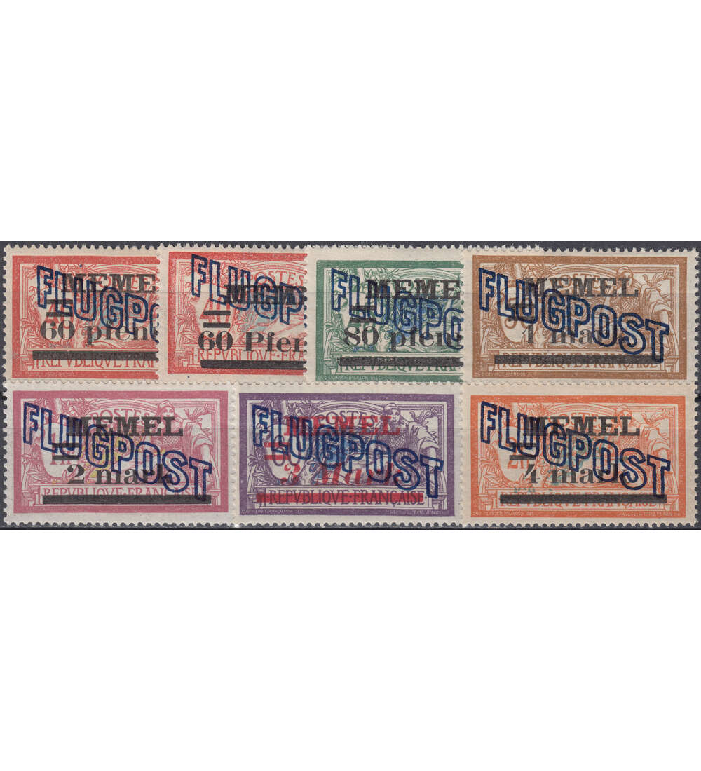 Memel Nr. 40-46 postfrisch **