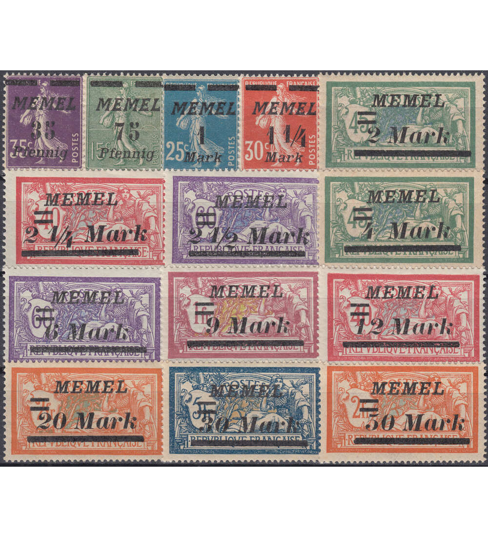 Memel Nr. 84-97 postfrisch**