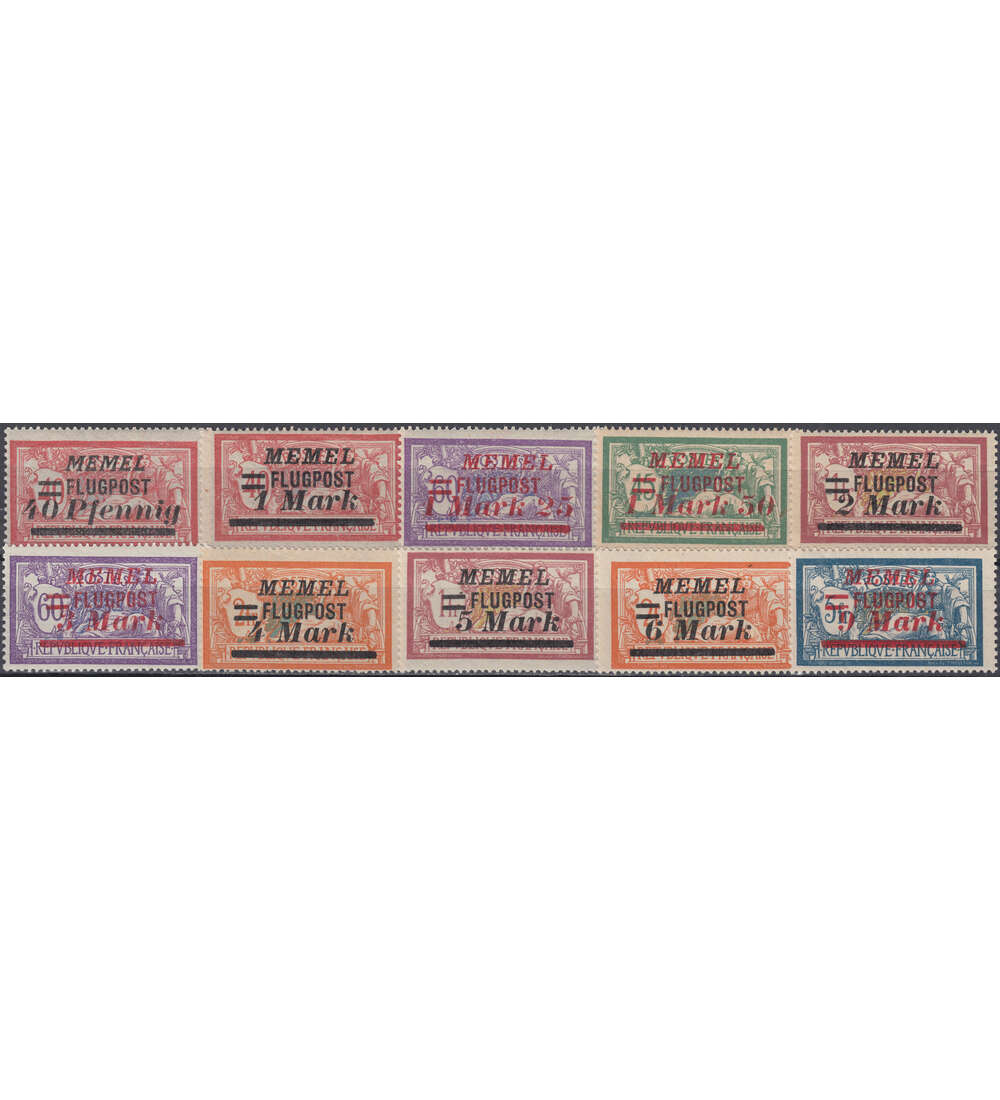 Memel Nr. 98-107 postfrisch**