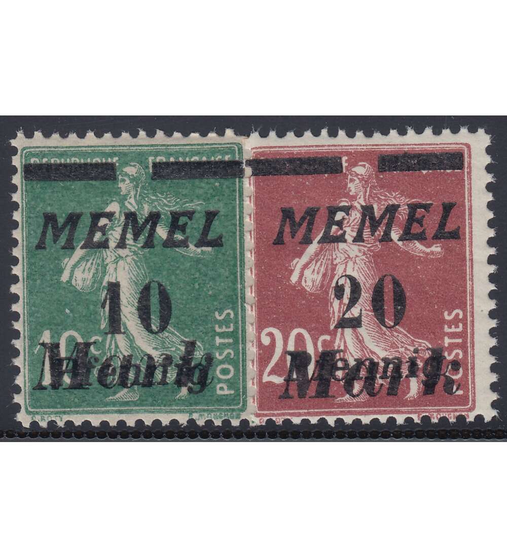 Memel Nr. 108-109 postfrisch**