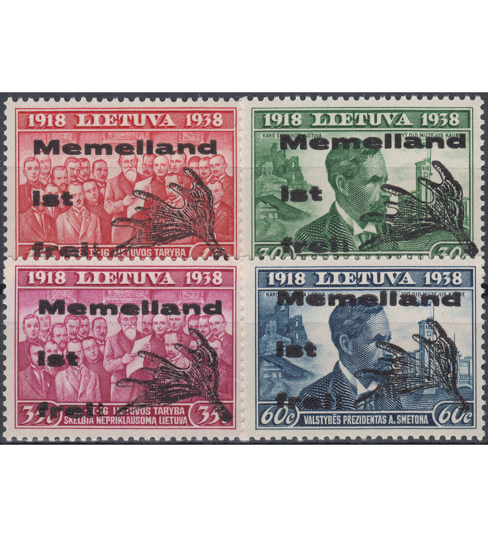 Memel Nr. I-IV I postfrisch**    Lokalausgabe