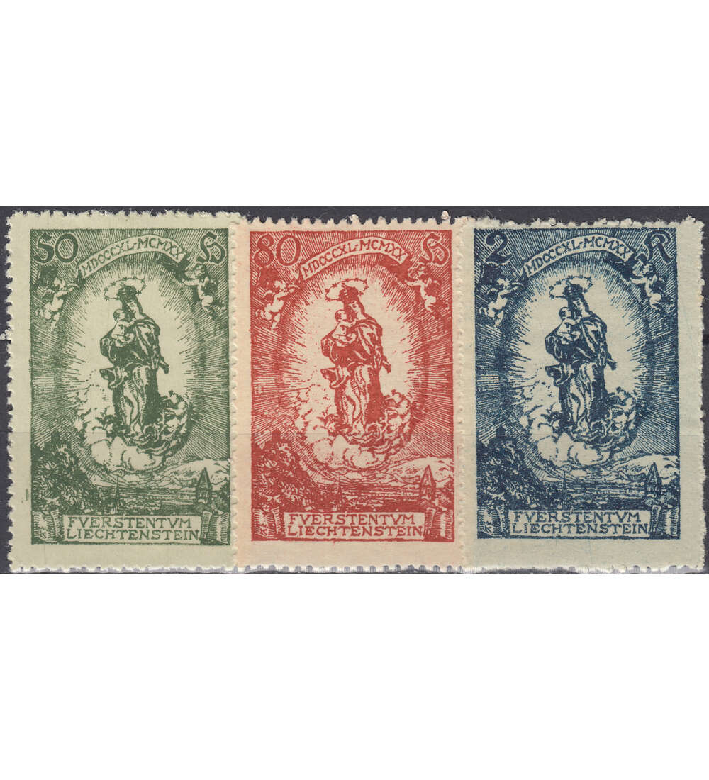 Liechtenstein Nr. 40-42        Madonna