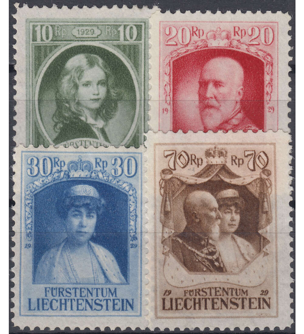 Liechtenstein Nr. 90-93        Frst Franz I.