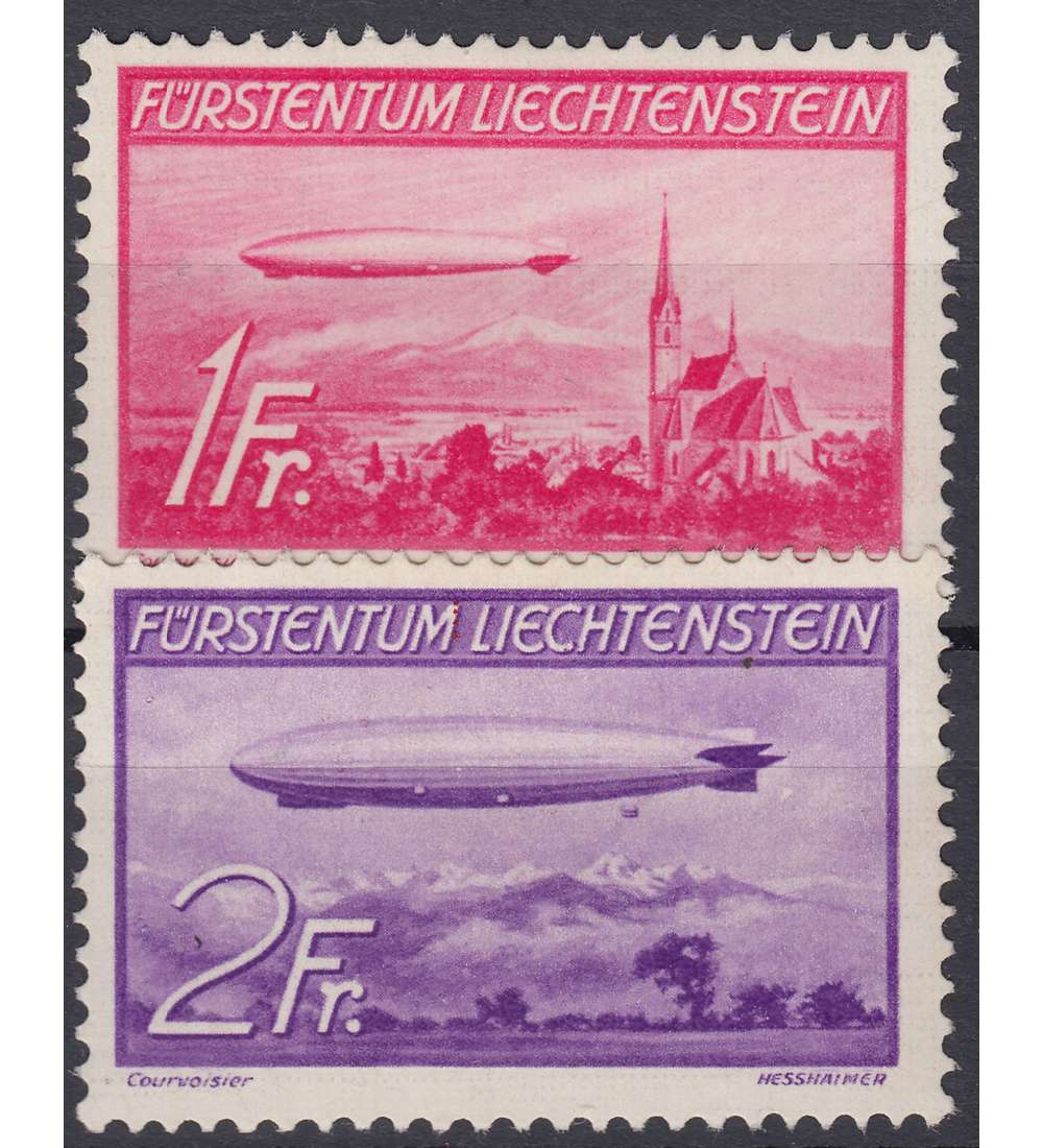   Liechtenstein Nr. 149-150 postfrisch Zeppeline 1936