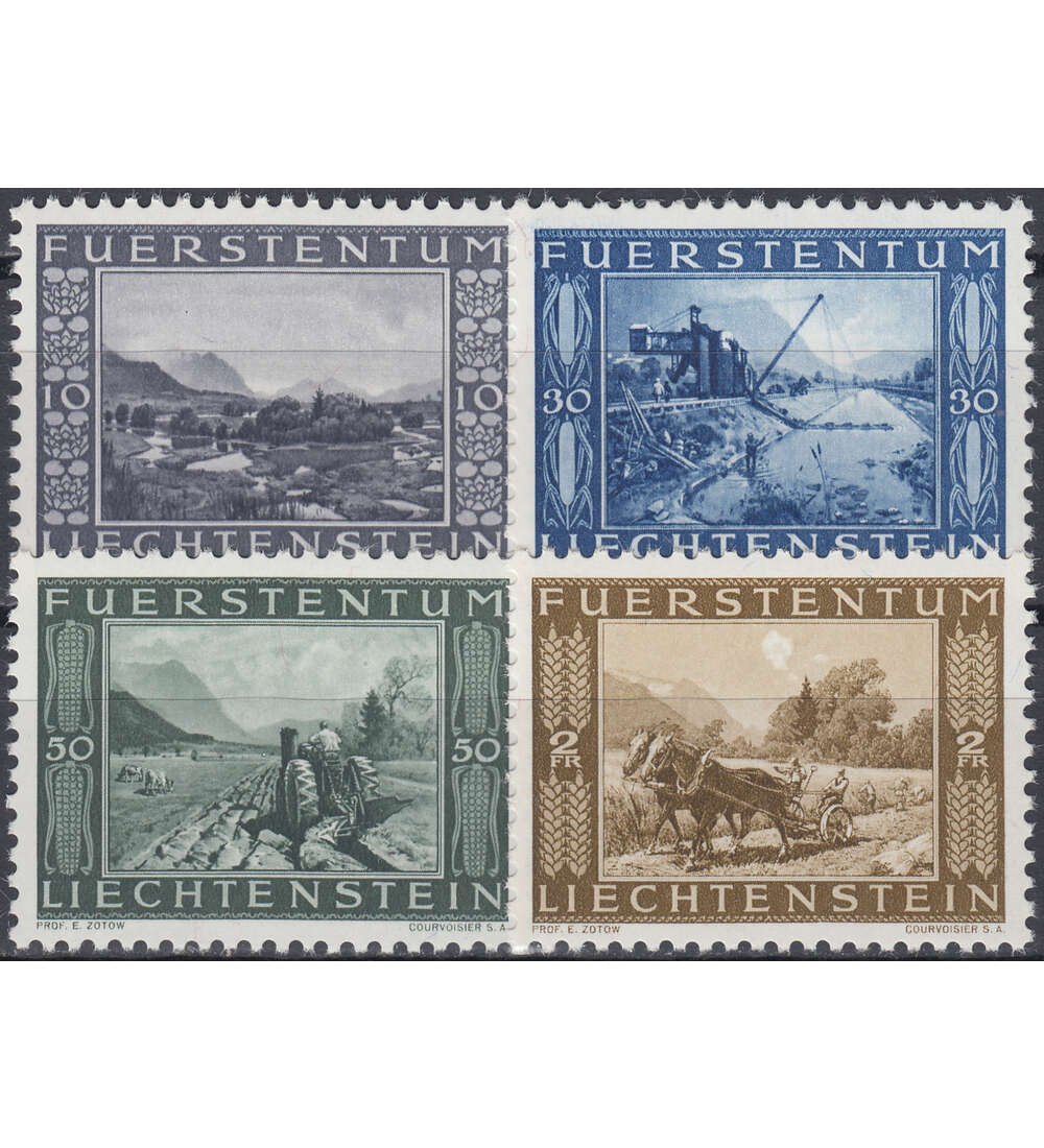 Liechtenstein Nr. 218-221 postfrisch ** Binnenkanal