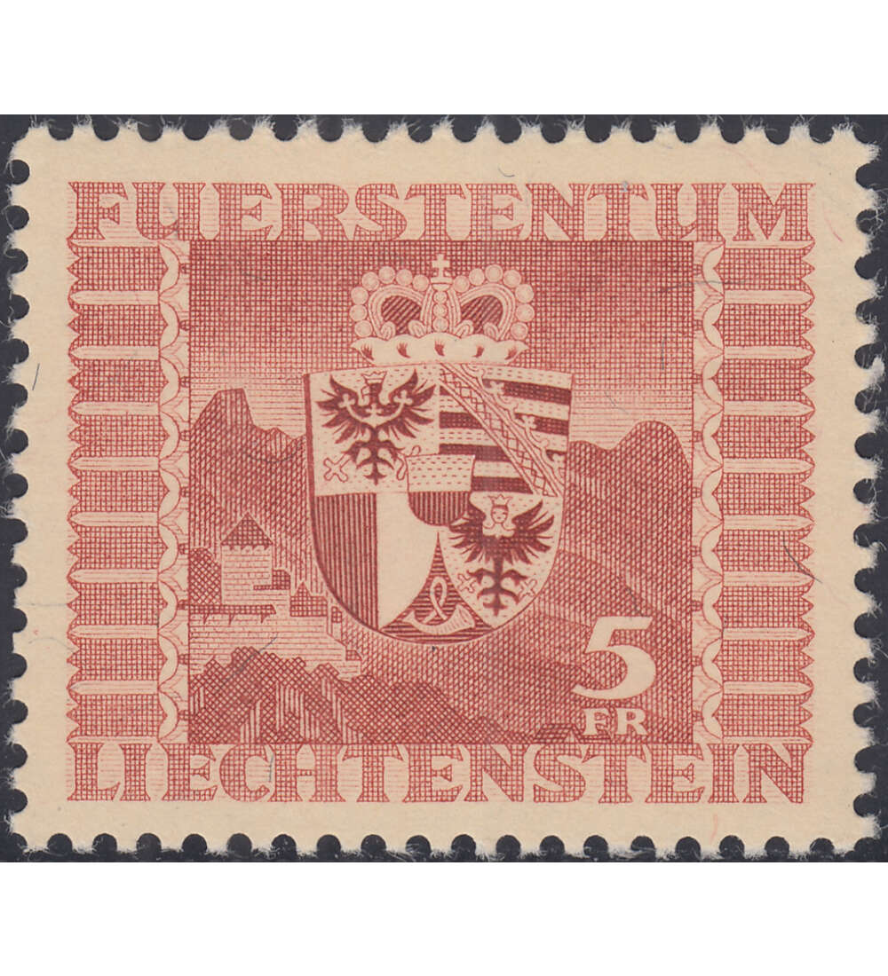 Liechtenstein Nr. 252 postfrisch **  Freimarke Wappen 1947