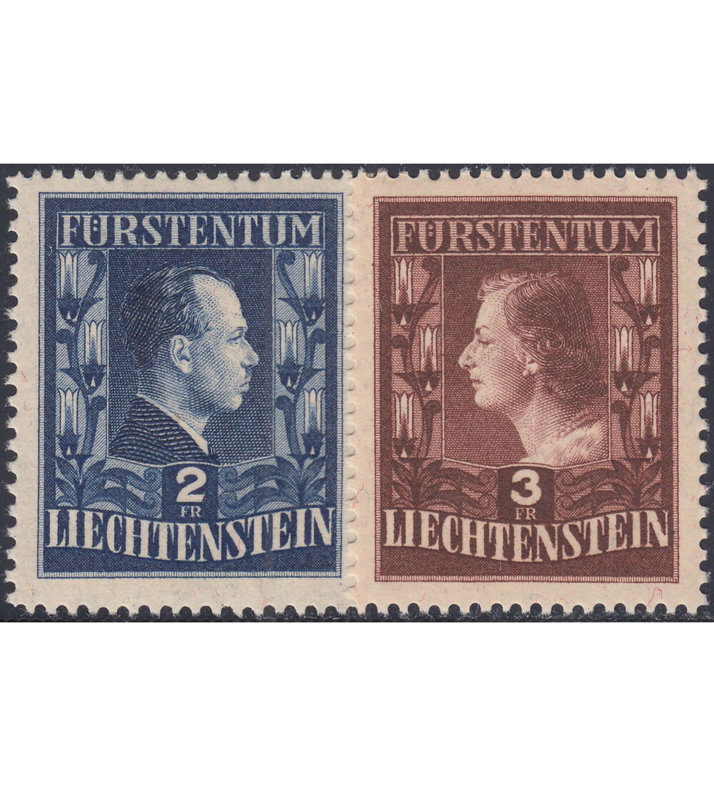 Liechtenstein Nr. 304-305B postfrisch **  Frstenpaar