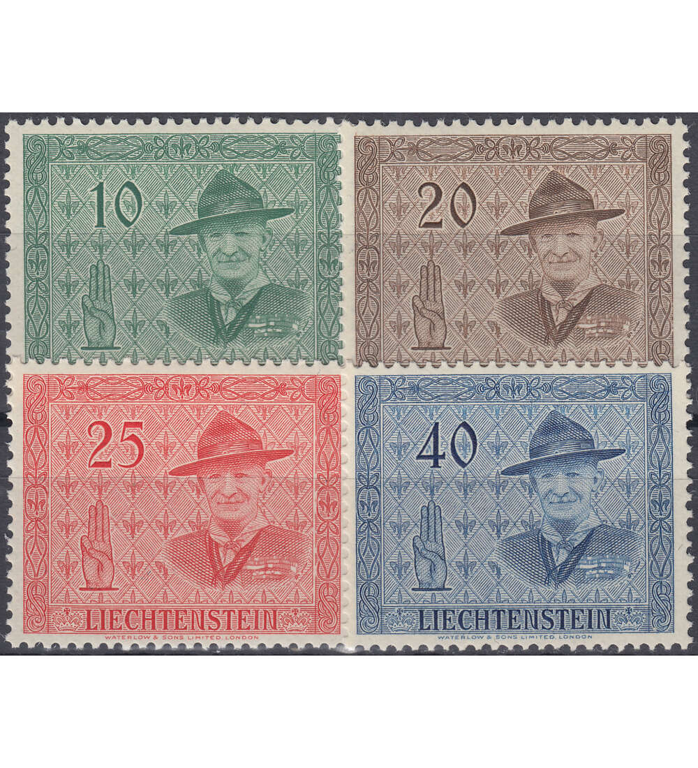 Liechtenstein Nr. 315-318 postfrisch ** Pfadfinder