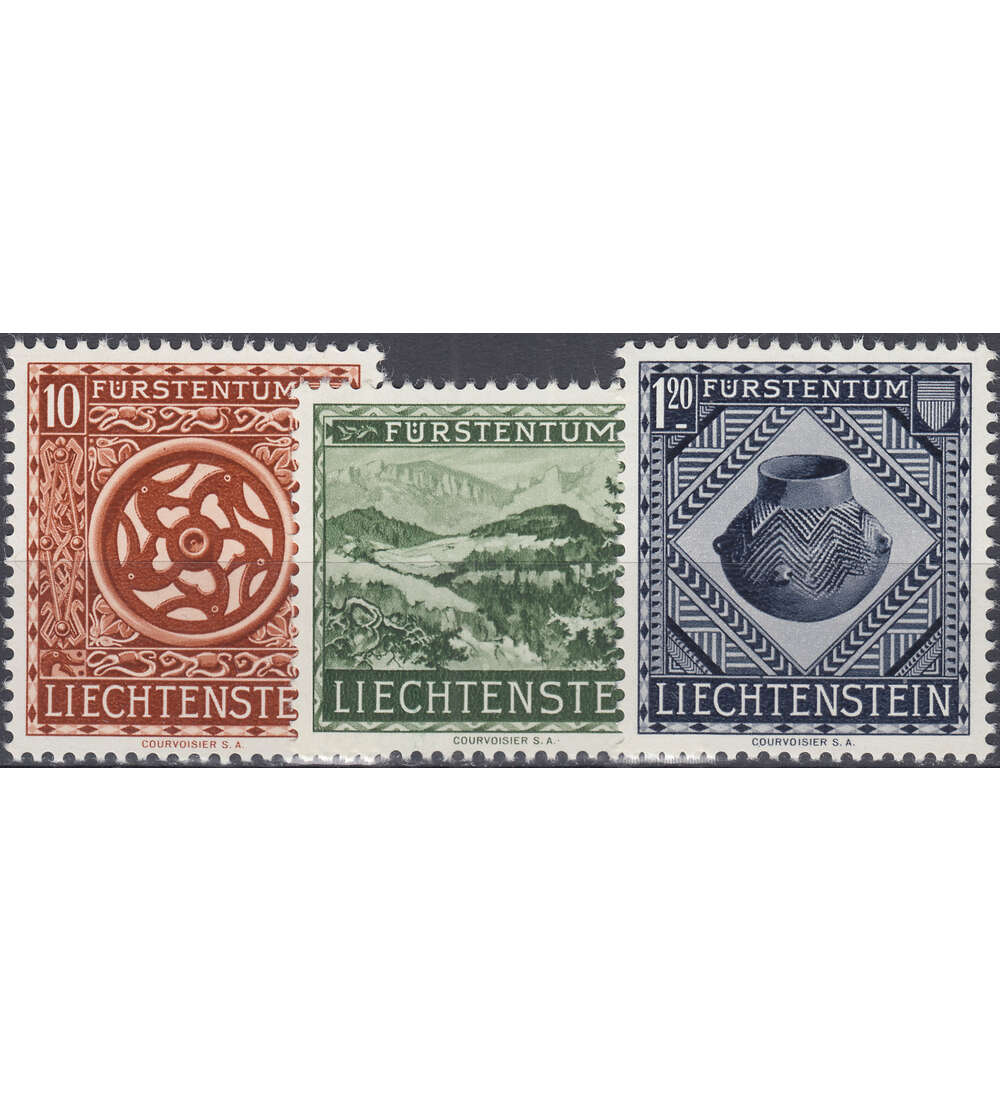 Liechtenstein Nr. 319-321 postfrisch ** Landesmuseum Vaduz