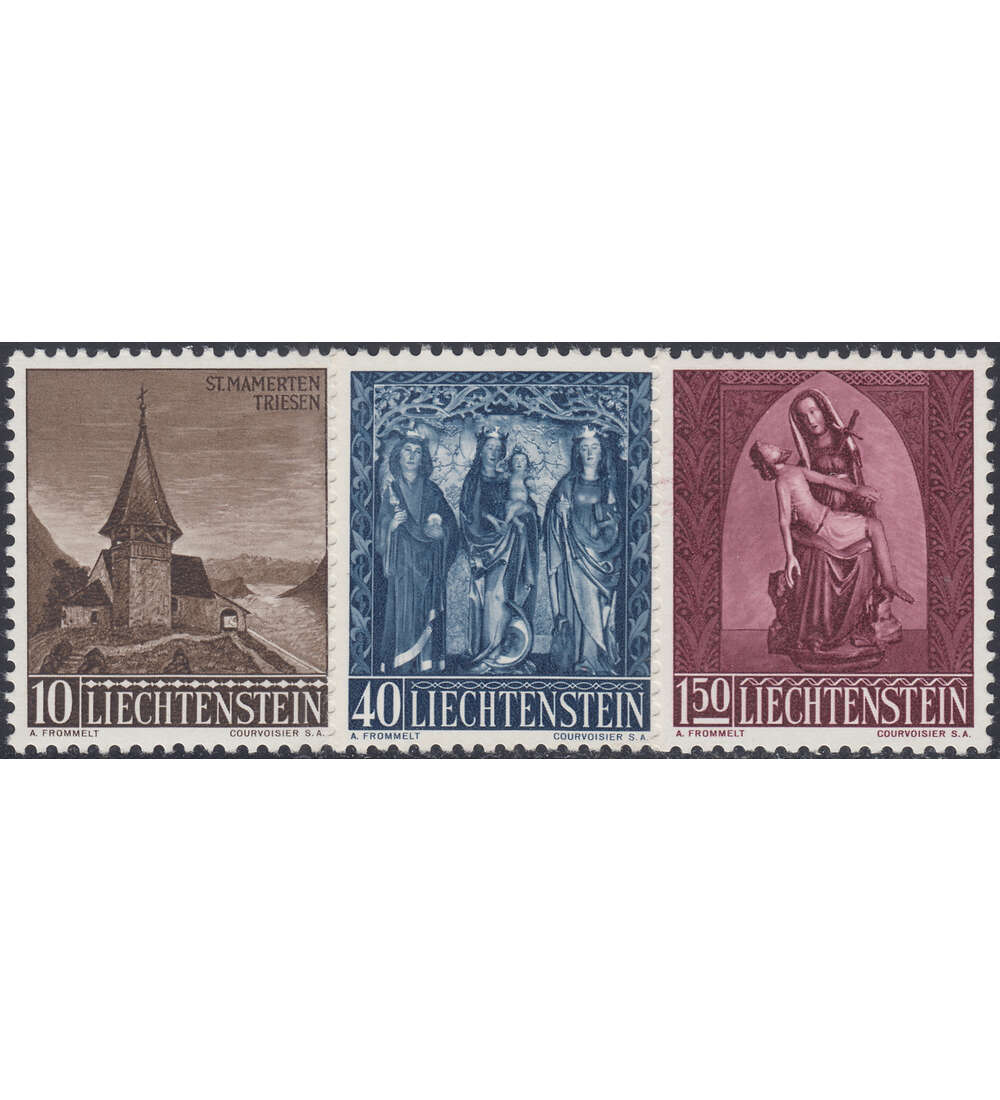 Liechtenstein Nr. 362-364 postfrisch ** Weihnachten 1957