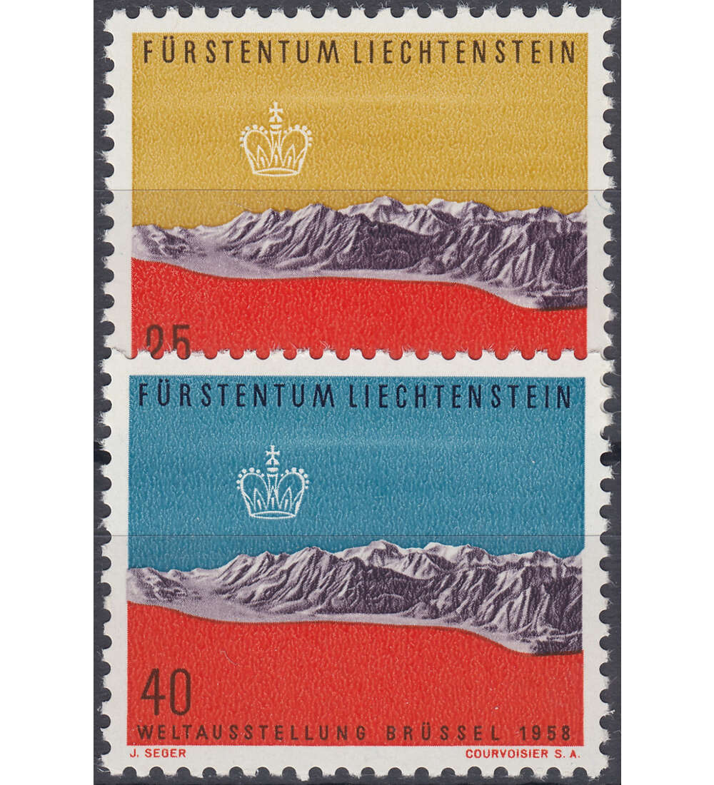 Liechtenstein Nr. 369-370 postfrisch ** Weltausstellung Brssel