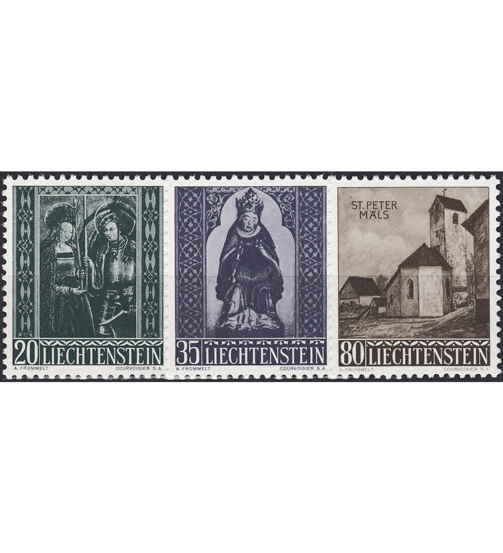 Liechtenstein Nr. 374-376 postfrisch ** Weihnachten 1958