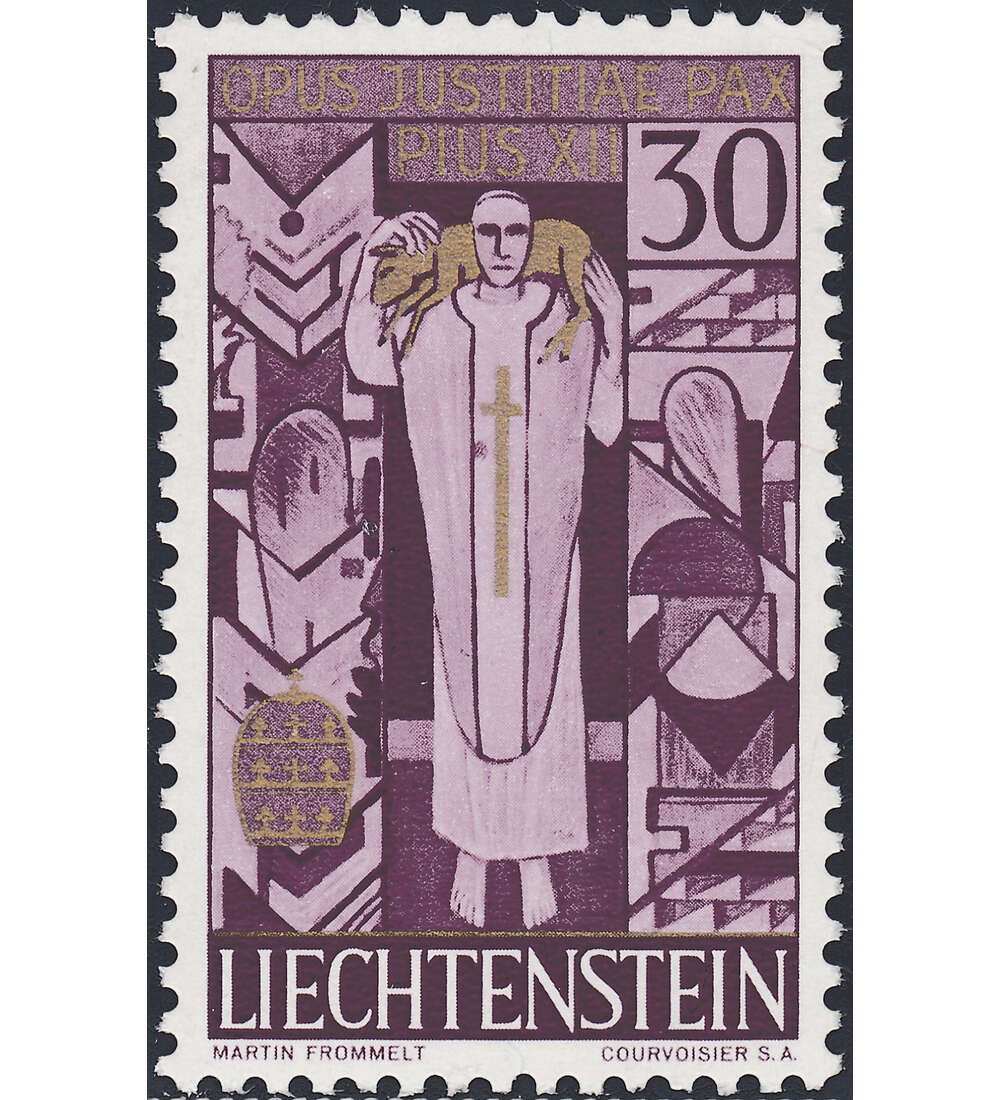 Liechtenstein Nr. 380 postfrisch **  Tod von Papst Pius XII.
