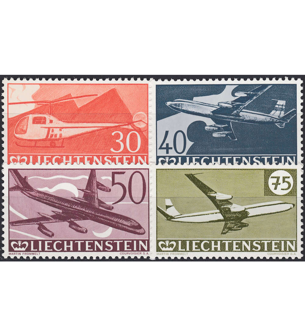 Liechtenstein Nr. 391-394 postfrisch ** Flugpost 1960