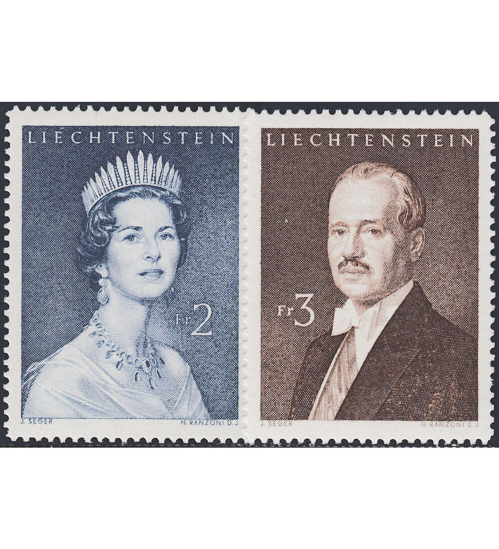 Liechtenstein Nr. 402-403 postfrisch ** Frstenpaar 1960
