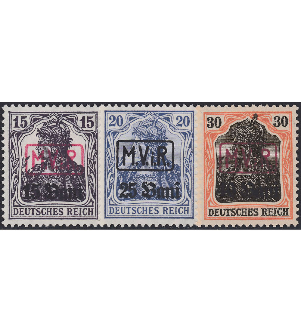 Deutsche Besetzung Rumnien Nr. 1-3 postfrisch **